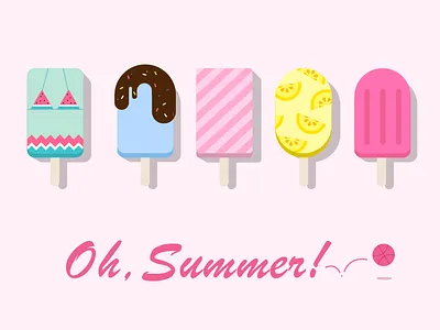 Oh , Summer ! illustrations