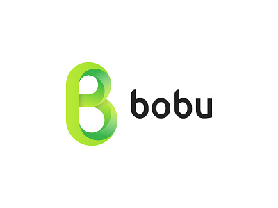 Logo BOBU 2.0 agency bobu digital gradient green web