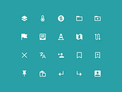 Zondicons update 20px icon set icons update zondicons