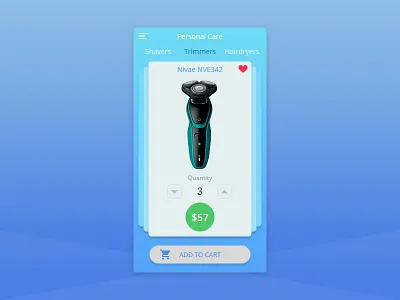 Product Screen for E-Commerce App android app cart ecommerce ios order payment price product shop ui ux