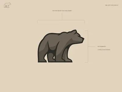 Nokose™ Brown Bear blue brand branding brown bear browns elements logo nokose tan