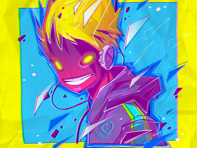 Demons acid asian cartoon comics drawing graphics illustration japan manga style vector wacom