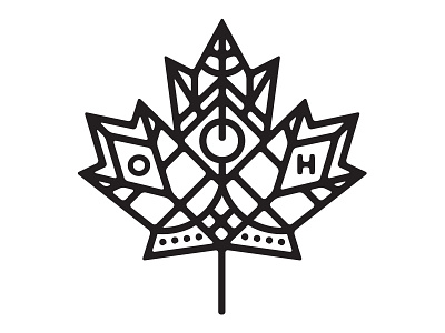 Maple Leaf canada illustration line maple leaf minimal