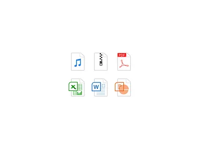 Dashboard Icons dashboard excel icons music pdf powerpoint ui ux word zip