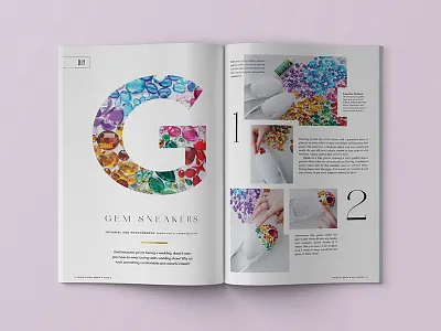 Rock n Roll Bride Magazine editorial print