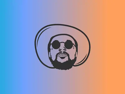 Schoolboy Q blank face groovy q illustration portrait schoolboy q