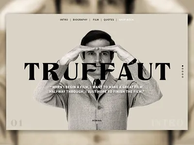 Truffaut Landing Page dailyUI 003 003 dailyui landing page ui user interface web web design