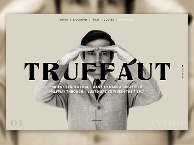 Truffaut Landing Page dailyUI 003 003 dailyui landing page ui user interface web web design