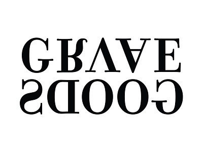 Grave Goods Logo branding logo