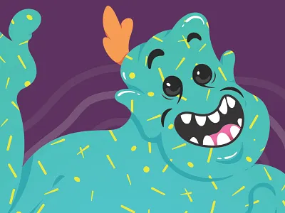 3 Wishes cartoon color illustration