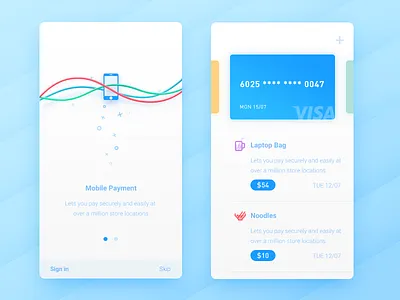 Mobile Payment apple bank client connect device inspiration interaction interface pay store ui