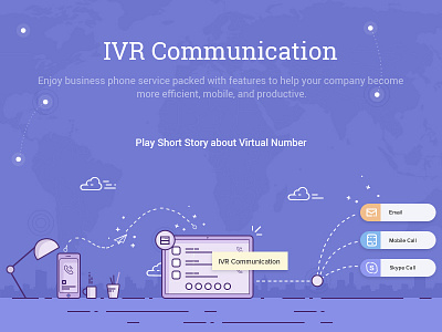 IVR Communication design illustration technology ui ux uxd web wireframe