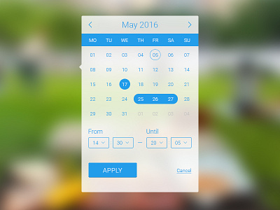 Date and Time Picker date picker time tool ui