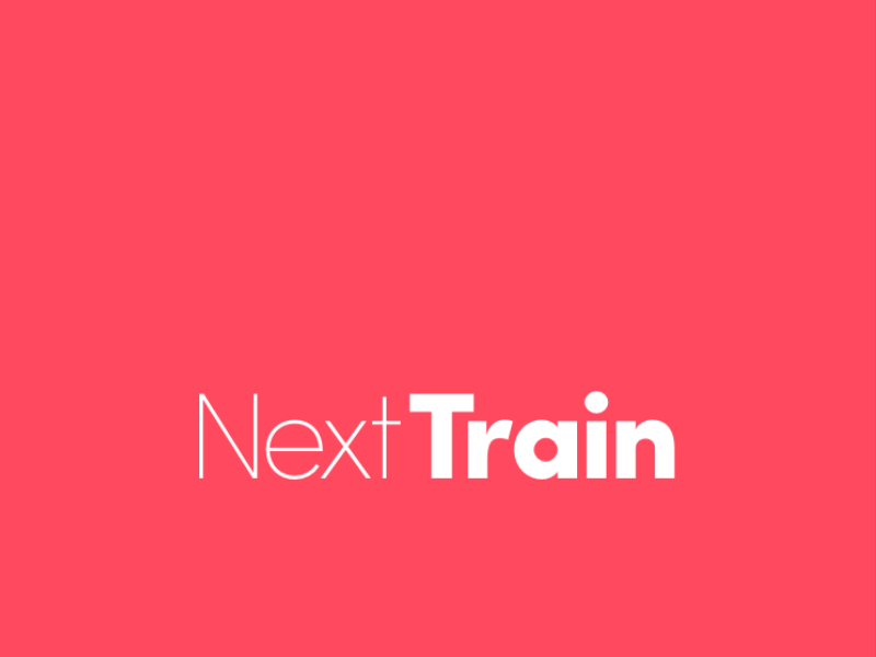 Next Train Loading Animation after effects animation app debut first shot icon identity logo sketch train