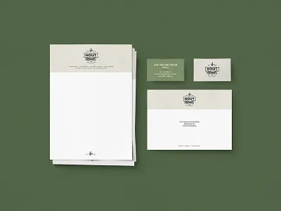 Houtmoed identity branding business card identity logo retro visual identity