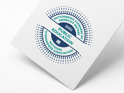 NHA badge logo design logotype seal typography