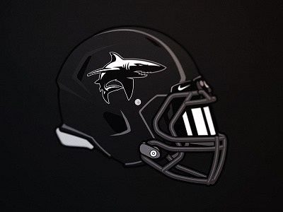 Miami Sharks Flag Football I branding flag football logo sports team
