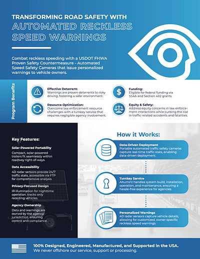 Automated Reckless Speed Warning 2-Pager