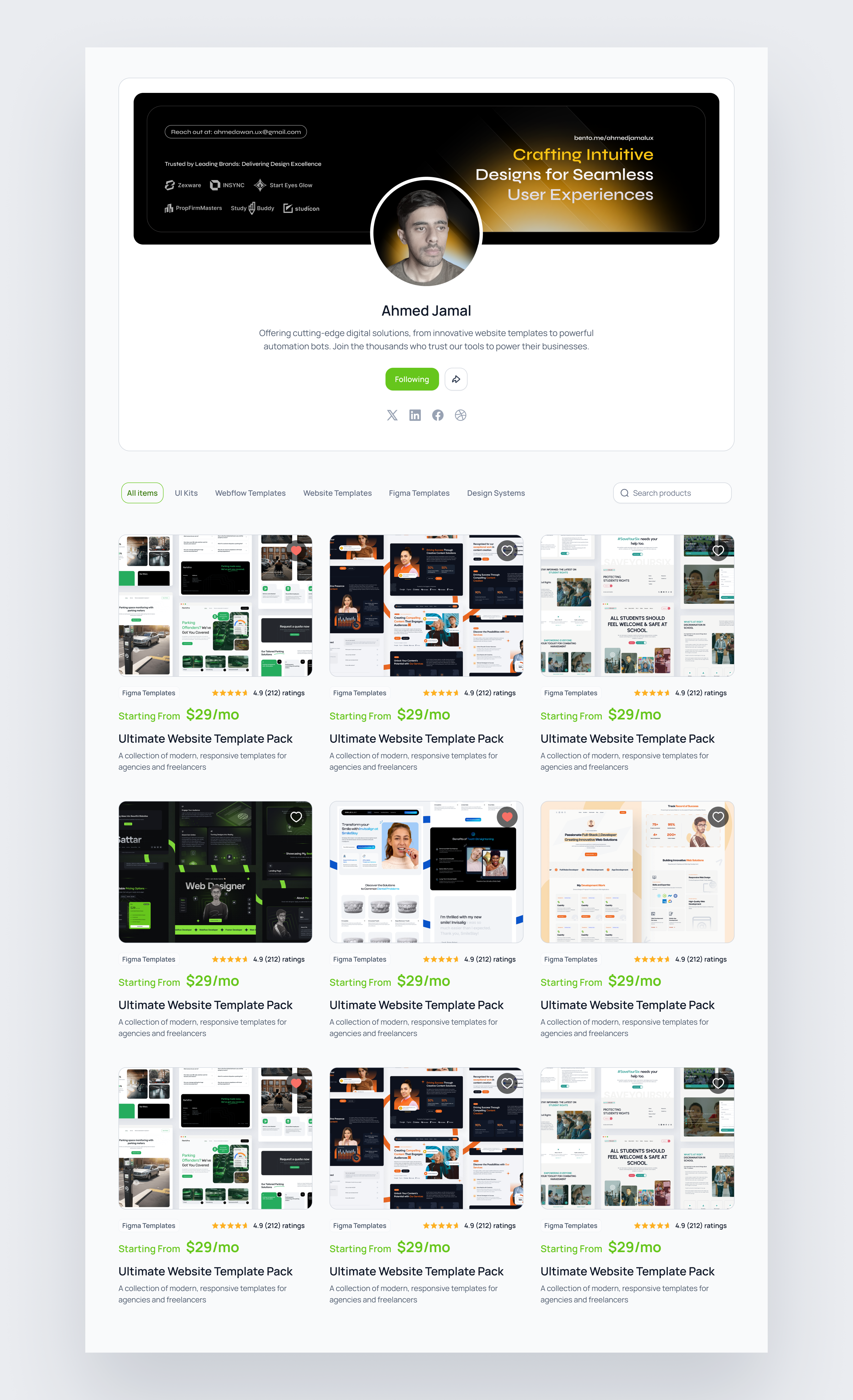 Example of Dashboard & Web App Design