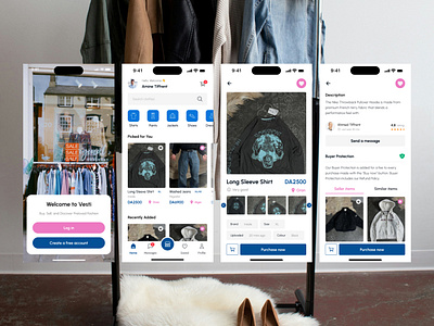 Vintage clothing mobile app app design clothes app clothing clothing app clothing mobile app fashion app fashion mobile app mobile app mobile app design mobile design mobile ui ui ui design uiux