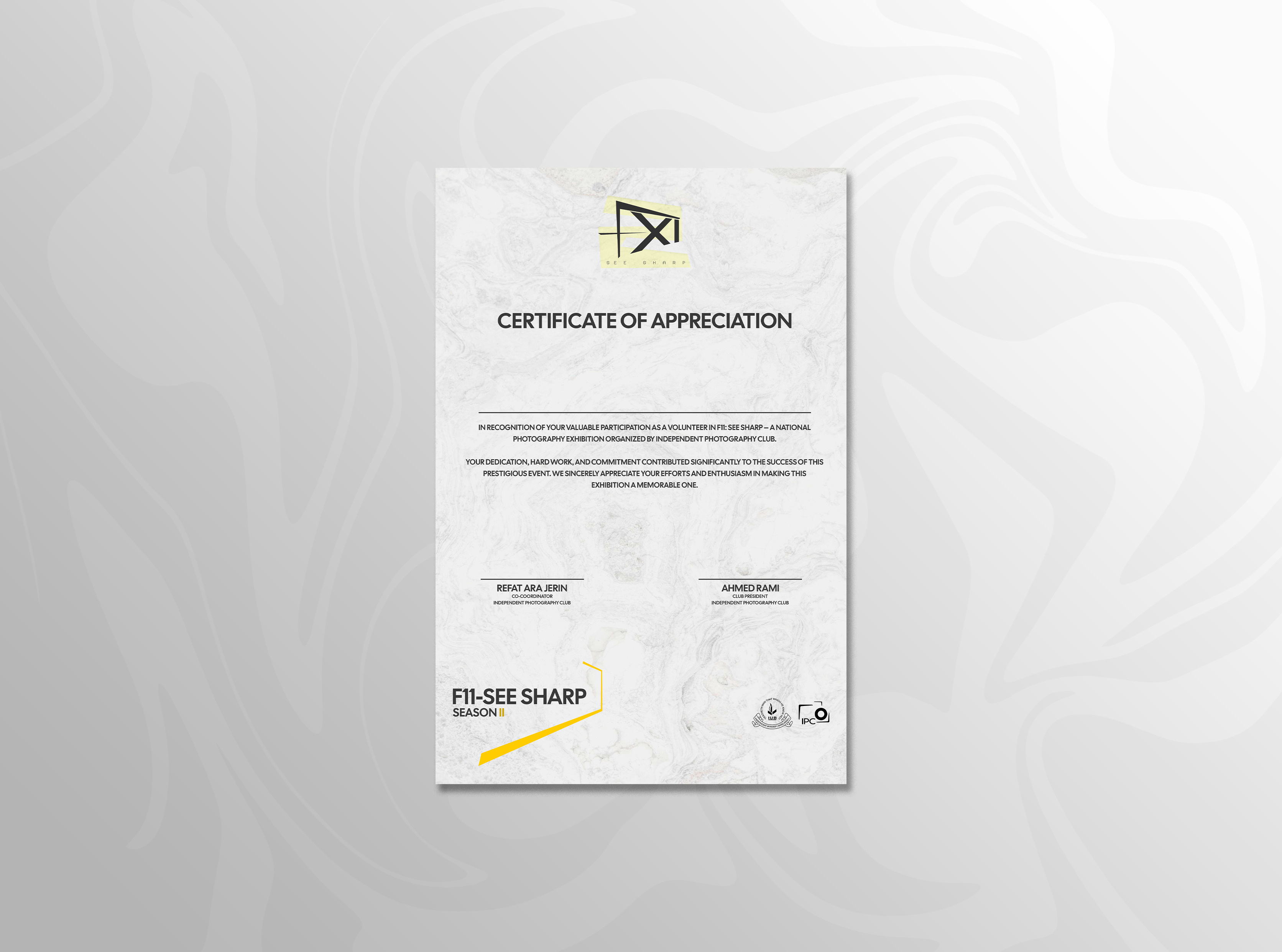 Certificate Design and ID Card branding graphic design logo