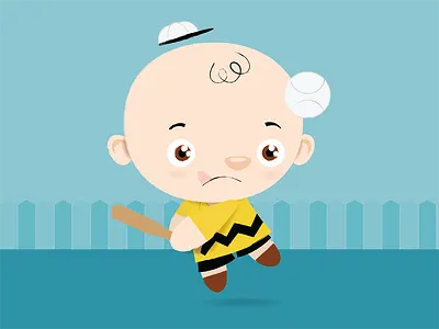 Cheer up, Charlie Brown! baseball charlie brown peanuts vector