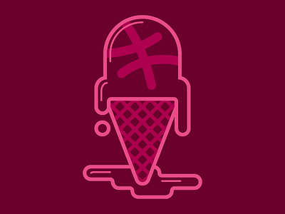 I-scream for Dribbble