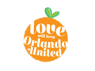 Orange Love @dribbbleorlando dribbbleorlando orlandounited