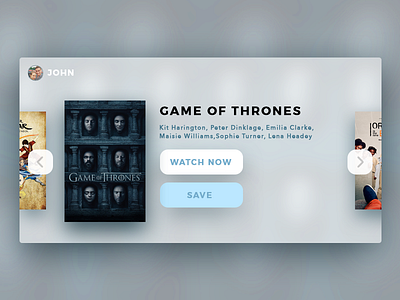 TV App - DailyUI 025 025 challenge daily dailyui tv app ui ux