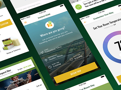 Travel App Concepts app design hospitality ios travel ui ux