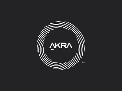 Akra abstract akra brvnd collection dark kostadin link logo mark radio typography