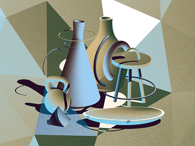 Nature Morte #5 art braque cubism gris picasso stilllife