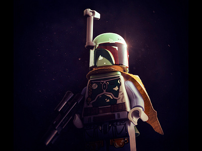 Lego Boba Fett boba fett lego lego macro macro photography photoshop star wars