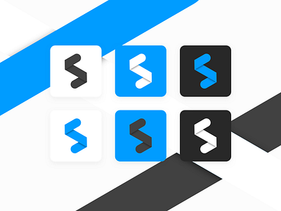 "S" Logo app colors icon identity ios iphone logo palette s visual website