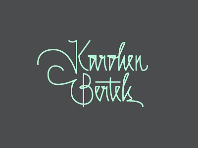 DKR #33 custom type de kleine ring dkr handlettering typography