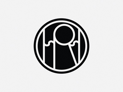 Ruffhouse Crew Monogram branding dj geometric logo minimal monogram rh