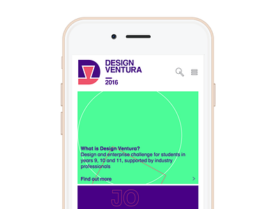 Design Ventura design museum digital mobile website