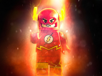 Lego The Flash dc lego lego macro macro photography photoshop the flash