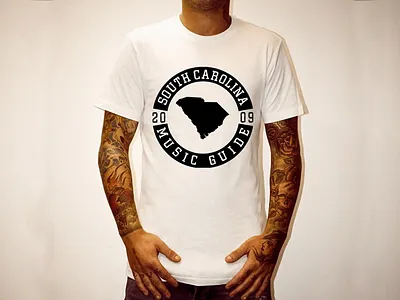 South Carolina Music Guide Shirt apparel logo music print shirt south carolina t shirt tee
