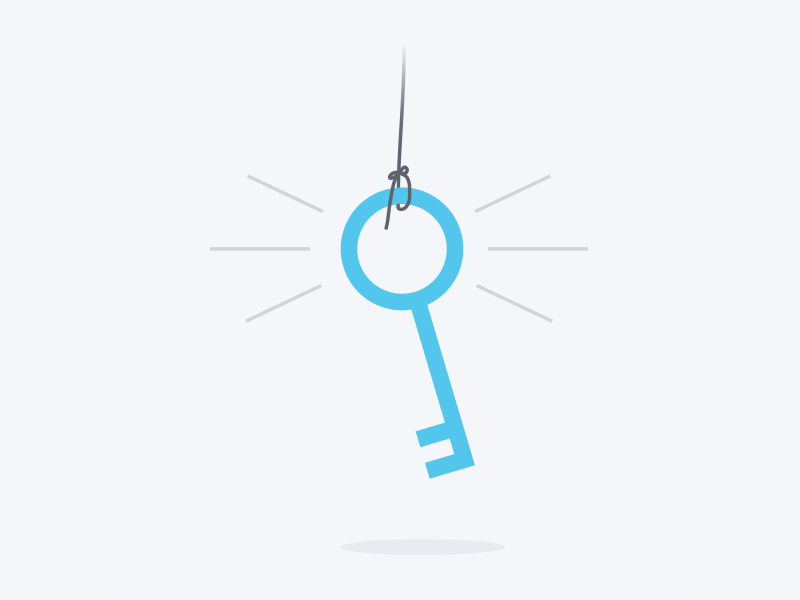 Shiny new key icon illustration key login welcome