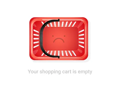 Empty Cart app empty state illustration placeholder ui ux