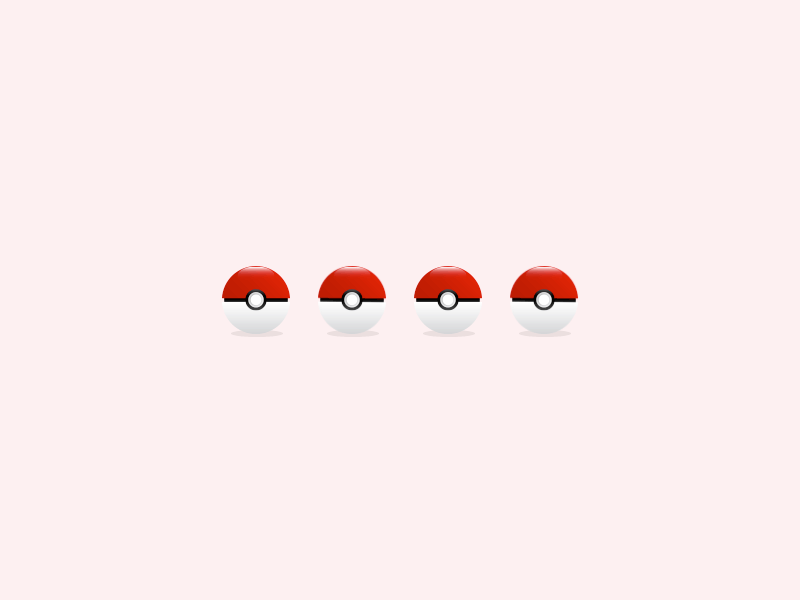 Dribbble x4 Gotta Catch 'Em All ! dribbble invites pokeball pokemon