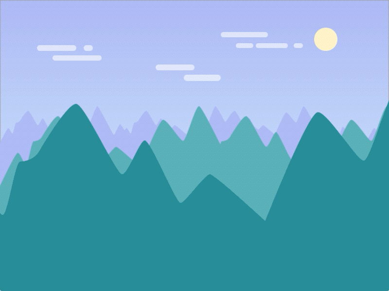 Forest animation gif illustration practice principle principleapp sketch sketchapp vector