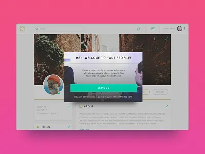 Meshwork App UI Shot app coworking modal popup ui user interface web