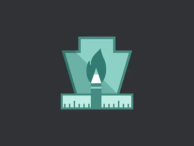 Keystone Designer Icon brush design icon icon design keystone pen ruler vector