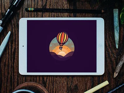 Wallpaper Wednesday download free hot air balloon illustration vector wallpaper workhorse