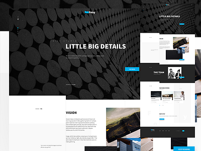 Foisy design case study design home page landing page portfolio project template typography ui ux web design