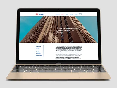 Messier branding design identity investment logo messier web