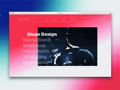 Sila Sveta design gradients motion sila sveta transition