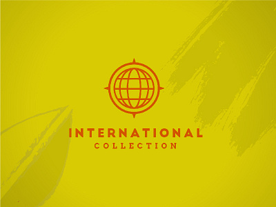 International Collection Logo logo international collection olive oil globe global compass